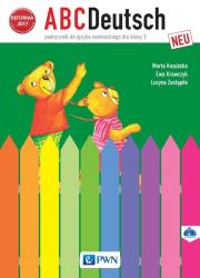 ABCDeutsch neu 2 Podręcznik + 2CD. Autor: Kozubska Marta, Krawczyk Ewa, Zastąpiło Lucyna. Dadada.pl Okładka książki ABCDeutsch neu 2 Podręcznik + 2CD