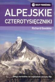 Alpejskie czterotysięczniki. Autor: Goedeke Richard. Dadada.pl Okładka książki Alpejskie czterotysięczniki
