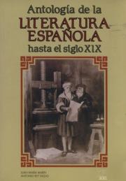 Okładka książki Antología de la literatura española hasta el siglo XIX