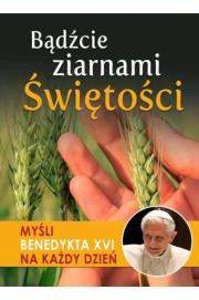 Bądźcie ziarnami Świętości. Myśli Benedykta XVI. Autor: Robert Krawiec OFMCap, Małgorzata Sękalska. Dadada.pl Okładka książki Bądźcie ziarnami Świętości. Myśli Benedykta XVI