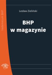 Okładka książki BHP w magazynie