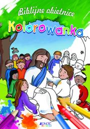 Biblijne obietnice Kolorowanka. Autor: Juliet David. Dadada.pl Okładka książki Biblijne obietnice Kolorowanka