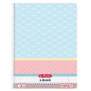 Opakowanie Brulion na spirali A4/80K kratka Pastell (5szt)