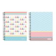 Opakowanie Brulion na spirali A6/100K kratka Pastell