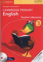 Okładka książki Cambridge Primary English Teacher’s Resource 3 + CD