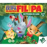 Okładka książki Ciekawska ekipa zajączka Filipa 5-7lat