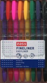 Cienkopis Easyliner 8 kolory. Wydawca: Easy Stationery. Dadada.pl Opakowanie Cienkopis Easyliner 8 kolory