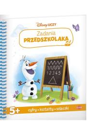 Okładka książki Disney uczy Kraina Lodu  Zadania przedszkolaka