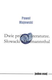 Dwie próby o literaturze. Autor: Majewski Paweł. Dadada.pl Okładka książki Dwie próby o literaturze