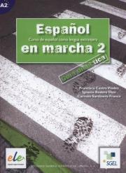 Espanol en marcha 2 Guia didactica. Autor: Castro Viudez Francisca, Diez Ignacio. Dadada.pl Okładka książki Espanol en marcha 2 Guia didactica