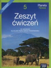Geografia SP 5 Planeta Nowa ćw. NE. Autor: Skomoroko Kamila. Dadada.pl Okładka książki Geografia SP 5 Planeta Nowa ćw. NE