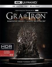 Gra o Tron. Sezon 1 (4 Blu-Ray) 4K. Autor: Jeremy Podeswa. Dadada.pl Okładka książki Gra o Tron. Sezon 1 (4 Blu-Ray) 4K