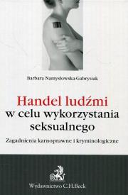 Okładka książki Handel ludźmi w celu wykorzystania seksualnego