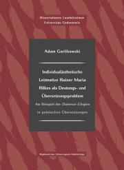 Okładka książki Individualästhetische Leitmotive Rainer Maria Rilke als Deutungs- und Übersetzungsproblem