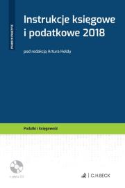 Okładka książki Instrukcje księgowe i podatkowe 2018 + płyta CD