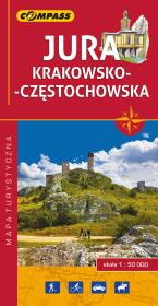 Opakowanie Jura Krakowsko-Częstochowska mapa laminowana