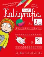 Kaligrafia. Zeszyt 1. Autor: Agnieszka Kamińska. Dadada.pl Okładka książki Kaligrafia. Zeszyt 1