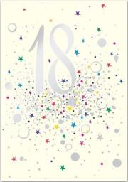 Opakowanie Karnet B6 z kopertą Urodziny 18