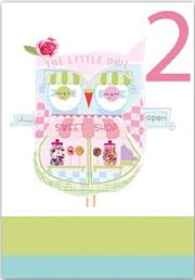 Opakowanie Karnet B6 z kopertą Urodziny 2 dziewczynka