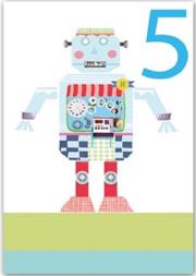 Opakowanie Karnet B6 z kopertą Urodziny 5 chłopiec