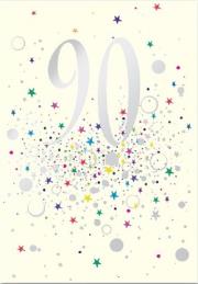 Opakowanie Karnet B6 z kopertą Urodziny 90