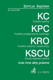 Okładka książki Kodeks cywilny. Kodeks postępowania cywilnego. Kodeks rodzinny i opiekuńczy. Koszty sądowe cywilne o
