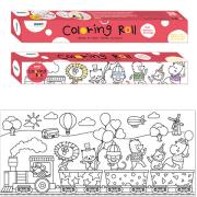 Opakowanie Kolorowanka samoprzylepna w rolce Wesoły Pociąg