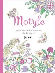 Okładka książki Kolorowanki dla dorosłych Motyle