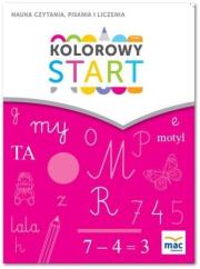 Okładka książki Kolorowy start. 5 i 6 latki. Nauka czytania... MAC