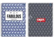 Opakowanie Kołozeszyt B5/100K kratka Metallic kol.mar. (5szt)