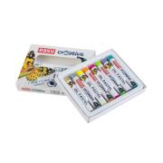 Kredki pastele olejne 8 kol. Easy neon/metal. Wydawca: Easy Stationery. Dadada.pl Opakowanie Kredki pastele olejne 8 kol. Easy neon/metal