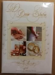 Opakowanie Książeczka brokat A5 Ślub 009