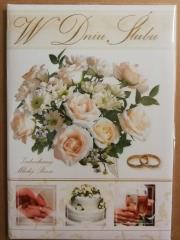 Opakowanie Książeczka brokat A5 Ślub 011