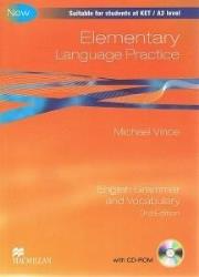 Language Practice for ELEMENTARY SB NEW  MPO bez klucza. Autor: Vince Michael, Amanda French. Dadada.pl Okładka książki Language Practice for ELEMENTARY SB NEW  MPO bez klucza