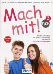 Mach Mit! Neu 2 Zeszyt ćwiczeń 5 Wersja rozszerzona. Autor: Wachowska Halina, Materniak-Behrens Mieczysława. Dadada.pl Okładka książki Mach Mit! Neu 2 Zeszyt ćwiczeń 5 Wersja rozszerzona