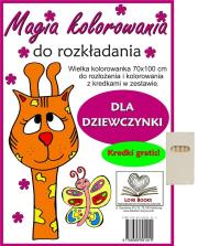 Okładka książki Magia kolorowania dla dziewczynki