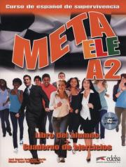 Okładka książki Meta A2 Libro del alumno + Cuaderno de ejercicios + CD