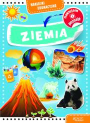 Naklejki edukacyjne Ziemia. Autor: Opracowanie zbiorowe. Dadada.pl Okładka książki Naklejki edukacyjne Ziemia
