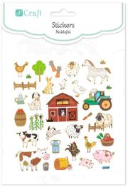 Naklejki - farma 32szt. Autor: .. Dadada.pl Okładka książki Naklejki - farma 32szt