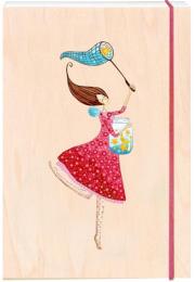 Opakowanie Notatnik ozdobny drewniany A6 Słoik gwiazd