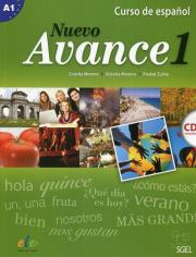 Nuevo Avance 1 podręcznik + CD. Autor: Moreno Concha, Moreno Victoria, Zurita Piedad. Dadada.pl Okładka książki Nuevo Avance 1 podręcznik + CD
