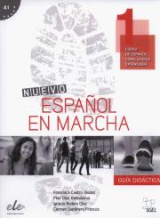 Nuevo Espanol en marcha 1 Guía didáctica. Autor: Castro Francisca, Díaz Pilar. Dadada.pl Okładka książki Nuevo Espanol en marcha 1 Guía didáctica