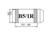 Opakowanie Okładka książkowa regulowana B5/1R (25szt) D&D