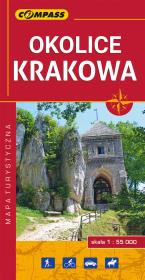 Okładka książki Okolice Krakowa 1:55000