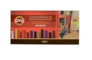 Pastele twarde Gioconda 8112 12 kolorów. Wydawca: Koh-I-Noor. Dadada.pl Opakowanie Pastele twarde Gioconda 8112 12 kolorów