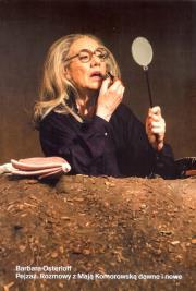 Okładka książki Pejzaż Rozmowy z Mają Komorowską dawne i nowe