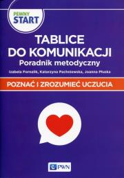 Pewny Start Poznać i zrozumieć uczucia Tablice do komunikacji Poradnik metodyczny. Autor: Izabela Fornalik, Pachniewska Katarzyna, Płuska Joanna. Dadada.pl Okładka książki Pewny Start Poznać i zrozumieć uczucia Tablice do komunikacji Poradnik metodyczny