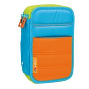 Opakowanie Piórnik 3 poz. z wyprawką Colours niebieski MILAN