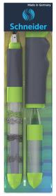 Opakowanie Pióro wieczne Schneider Base Kid L szare/zielone