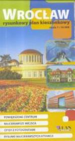 Okładka książki Plan kieszonkowy rys.-Wrocław w.polska 1:16 500